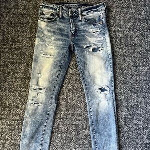 American Eagle distressed skinny jeans